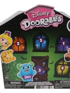 Bundle of 2-  Disney Doorables Halloween Countdown Pack - Green, Pink, Blue